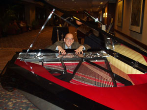 Paul at the piano Paul at the piano